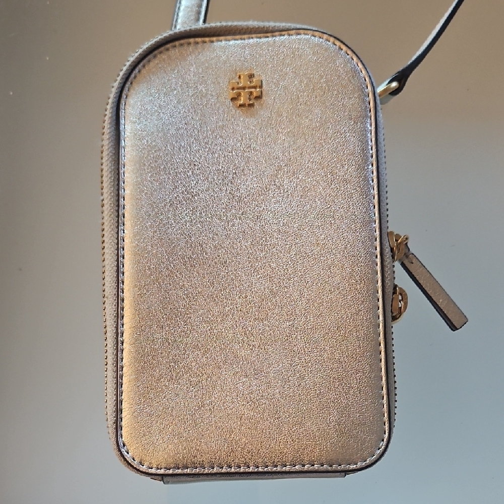 Tory Burch Metallic Gold Crossbody Bag